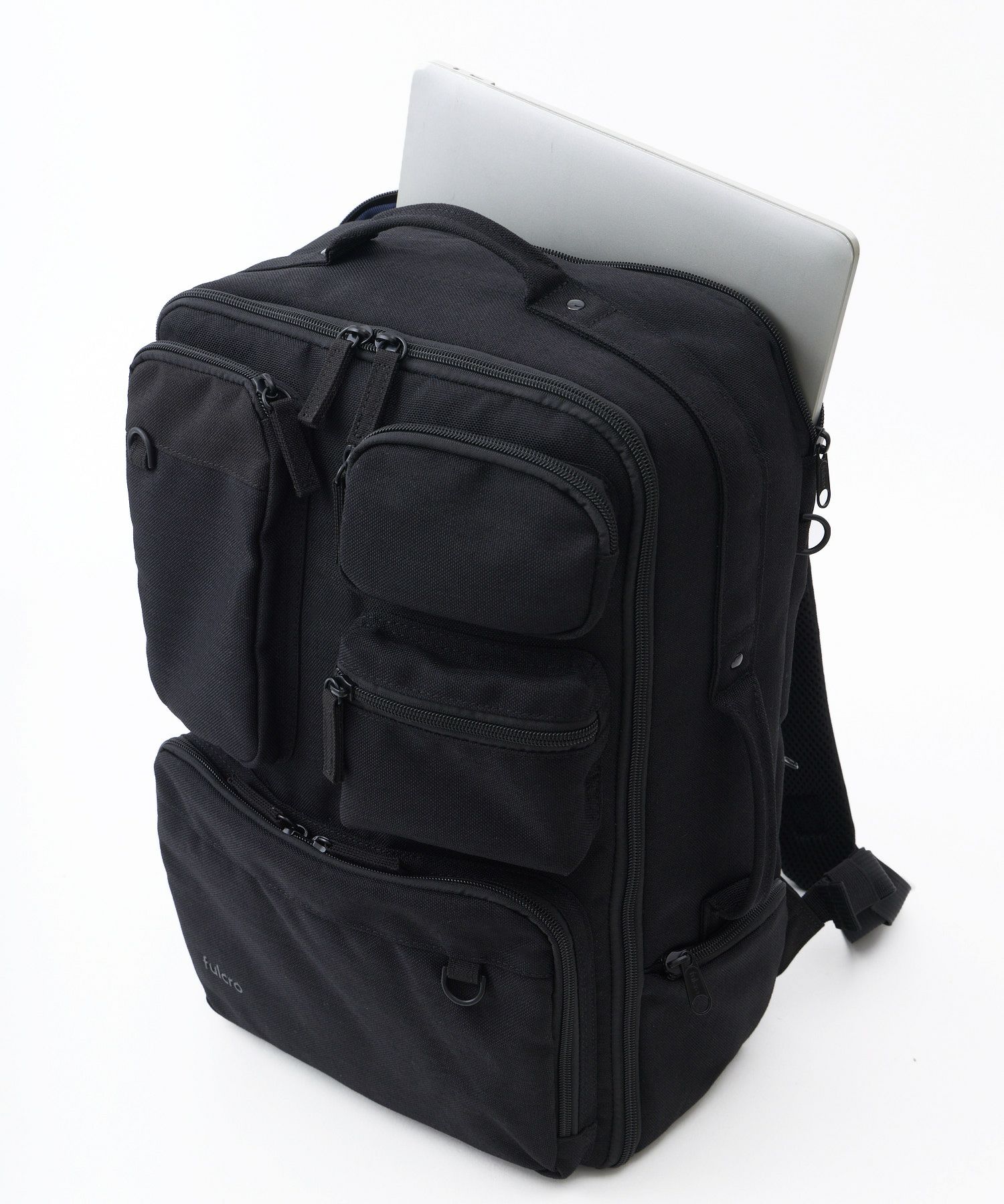 fulcro リュック バックパック 撥水 多収納 外部PC収納 A4  fma-0027