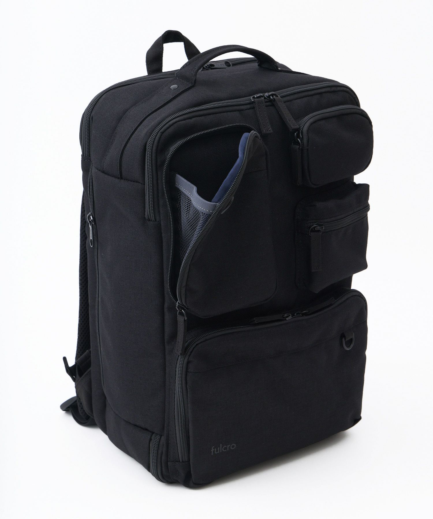 fulcro リュック バックパック 撥水 多収納 外部PC収納 A4  fma-0027