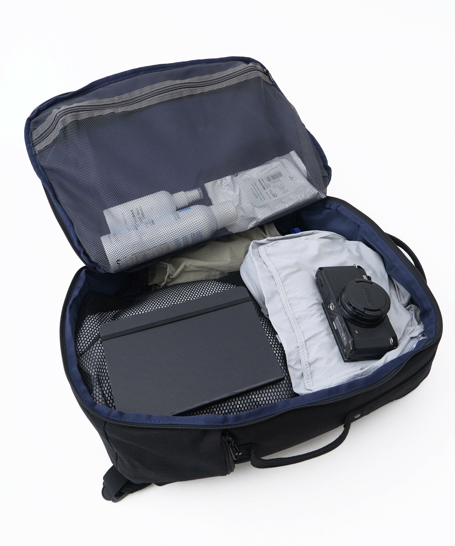 fulcro リュック バックパック 撥水 多収納 外部PC収納 A4  fma-0027