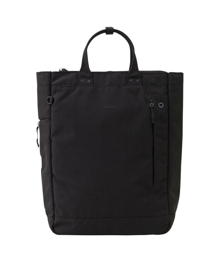 fulcro トートバッグ 両面撥水 多収納 縦型トート 仕事にも使える PC収納付き A4  fma-0036