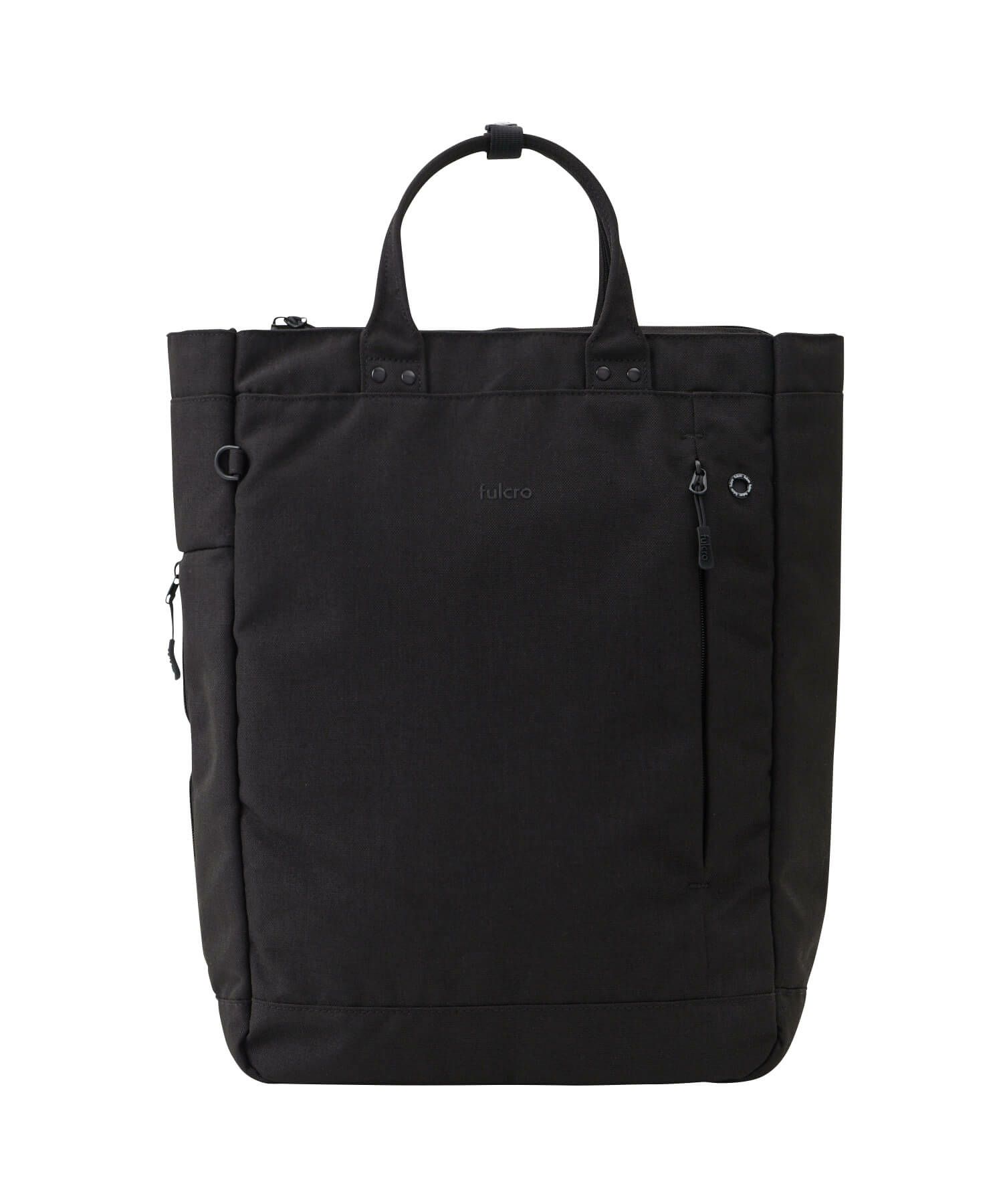 fulcro トートバッグ 両面撥水 多収納 縦型トート 仕事にも使える PC収納付き A4  fma-0036