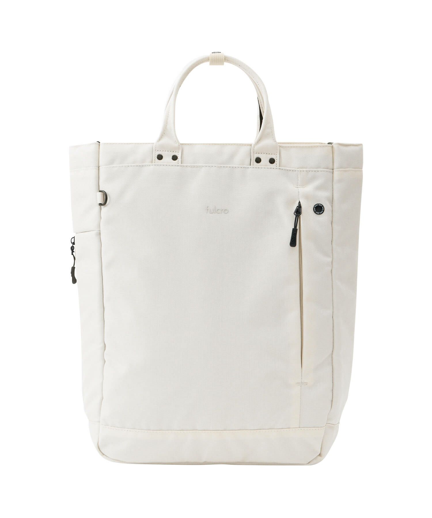 fulcro トートバッグ 両面撥水 多収納 縦型トート 仕事にも使える PC収納付き A4  fma-0036