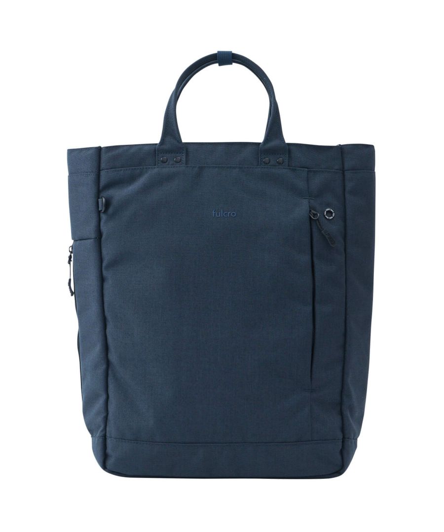 fulcro トートバッグ 両面撥水 多収納 縦型トート 仕事にも使える PC収納付き A4  fma-0036