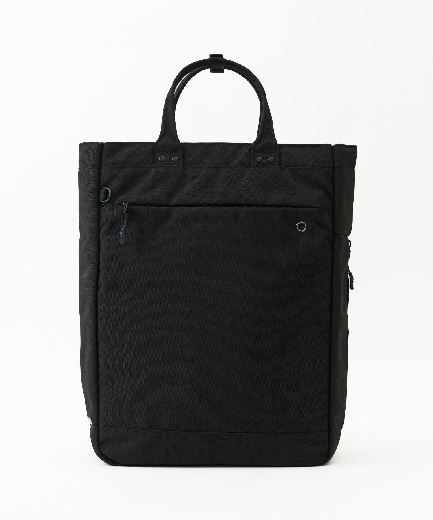 fulcro トートバッグ 両面撥水 多収納 縦型トート 仕事にも使える PC収納付き A4  fma-0036