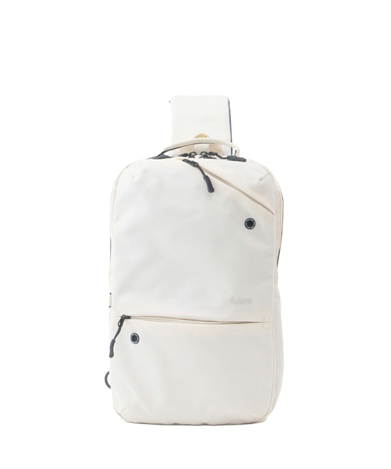 fulcro ボディバッグ ウエストポーチ 両面撥水 タブレット収納 多収納 心地良い着用感 背面メッシュ B5  fma-0042