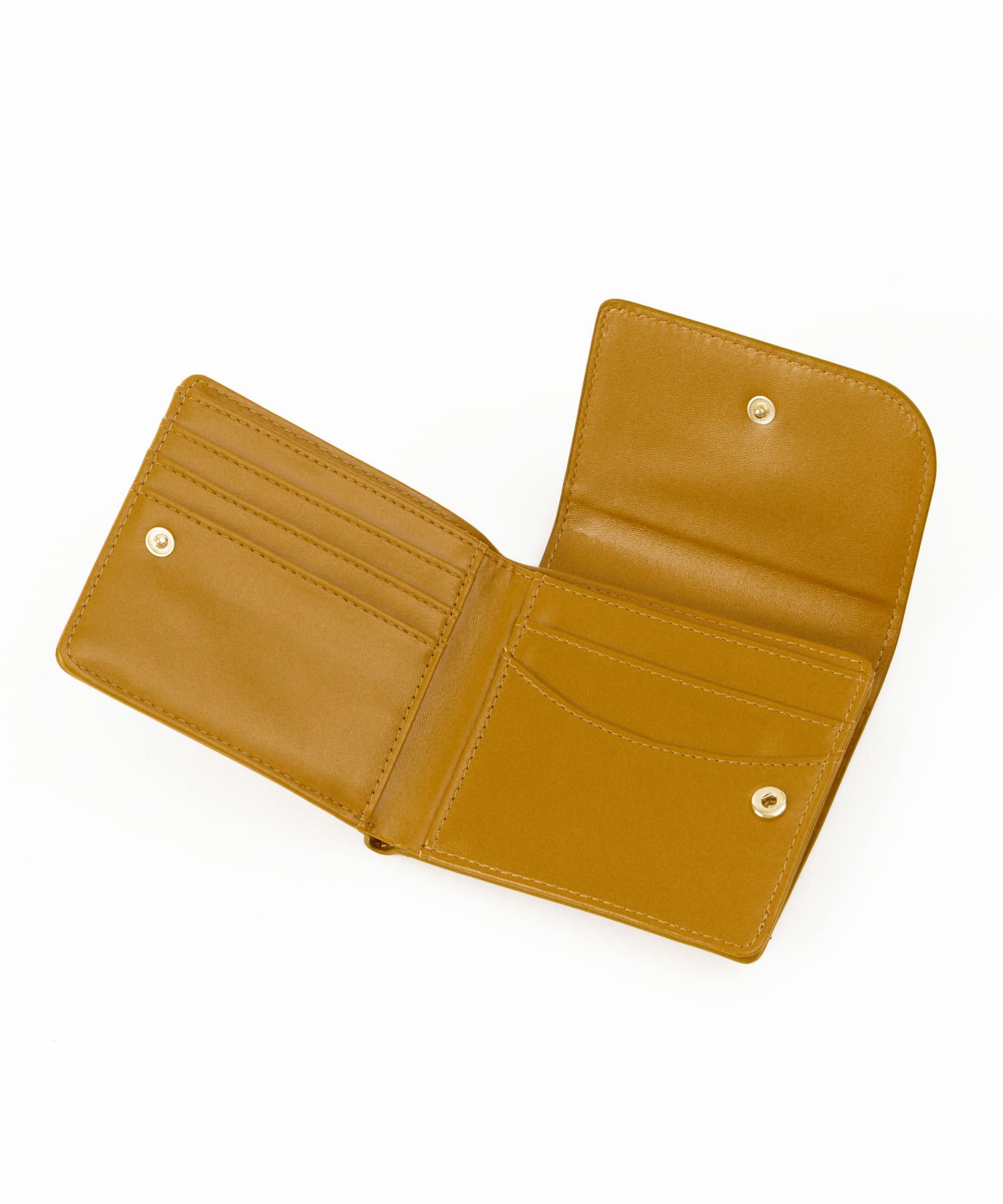 Legato Largo 折財布 2つ折り コンパクト カクシボ合皮 お手入れ楽 大容量 高見え 0 マルゴトウォレット LJ-W0082