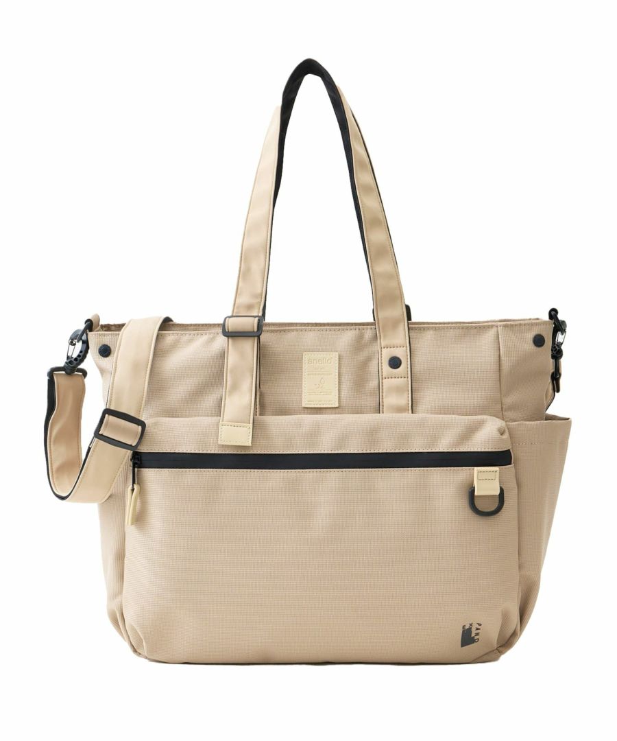 anello トートバッグ 撥水 2WAY 調節ショルダー 15インチPC収納 A4 EXPAND5 ATB4846