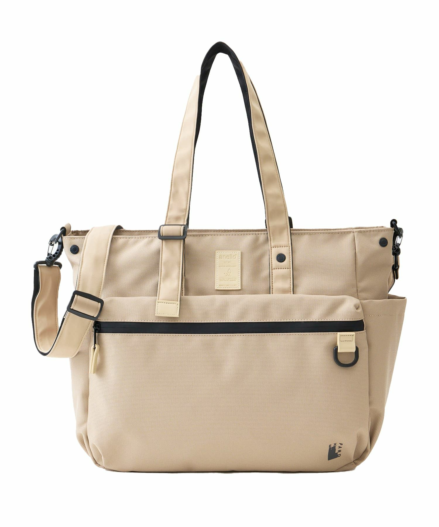 anello トートバッグ 撥水 2WAY 調節ショルダー 15インチPC収納 A4 EXPAND5 ATB4846