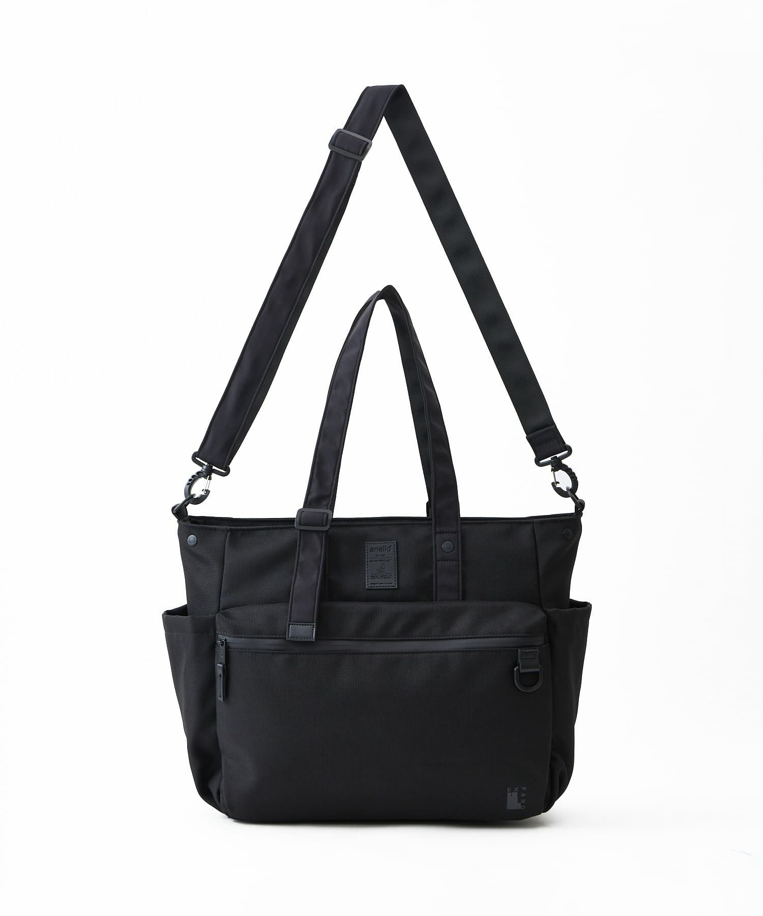 anello トートバッグ 撥水 2WAY 調節ショルダー 15インチPC収納 A4 EXPAND5 ATB4846