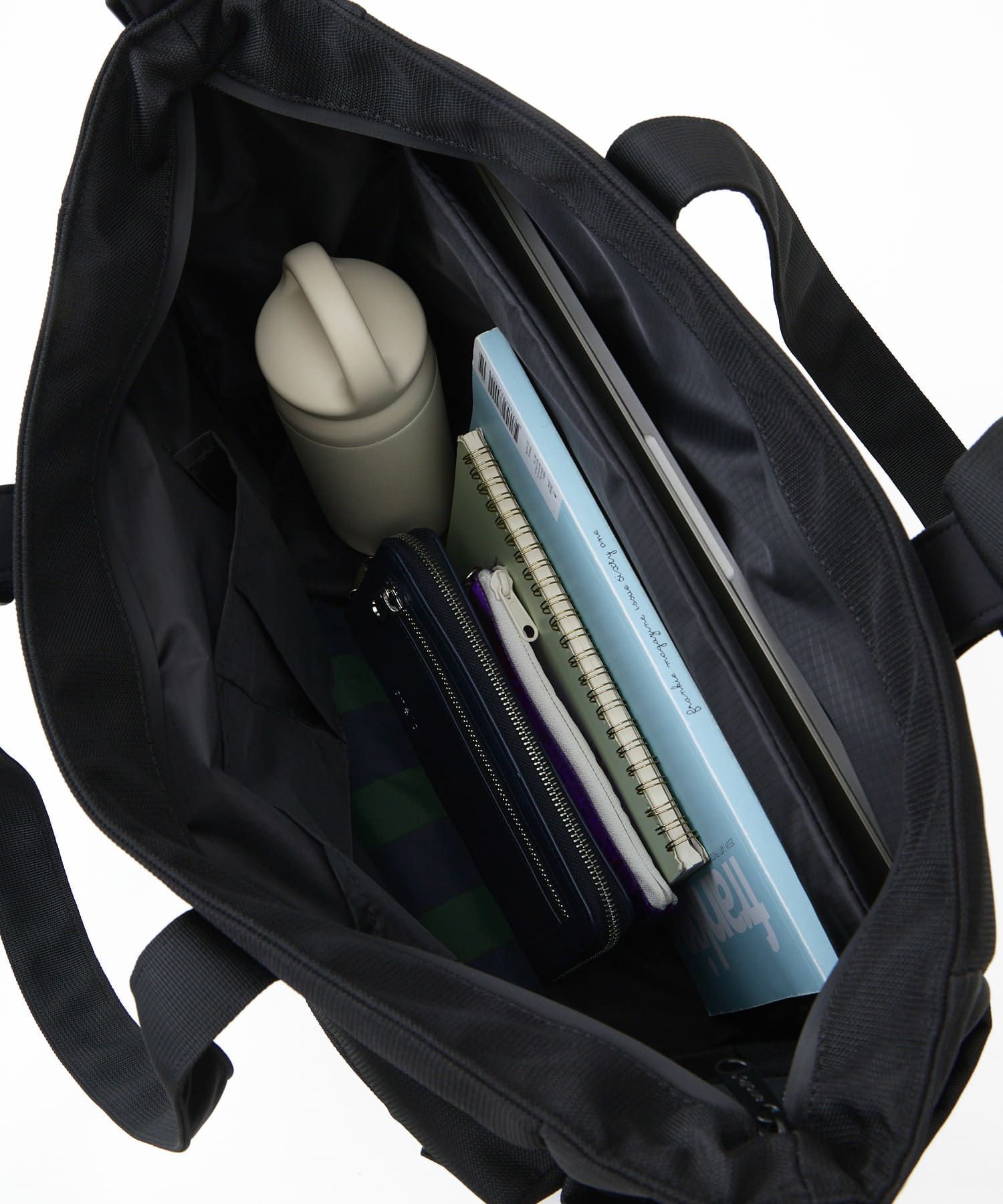 anello トートバッグ 撥水 2WAY 調節ショルダー 15インチPC収納 A4 EXPAND5 ATB4846