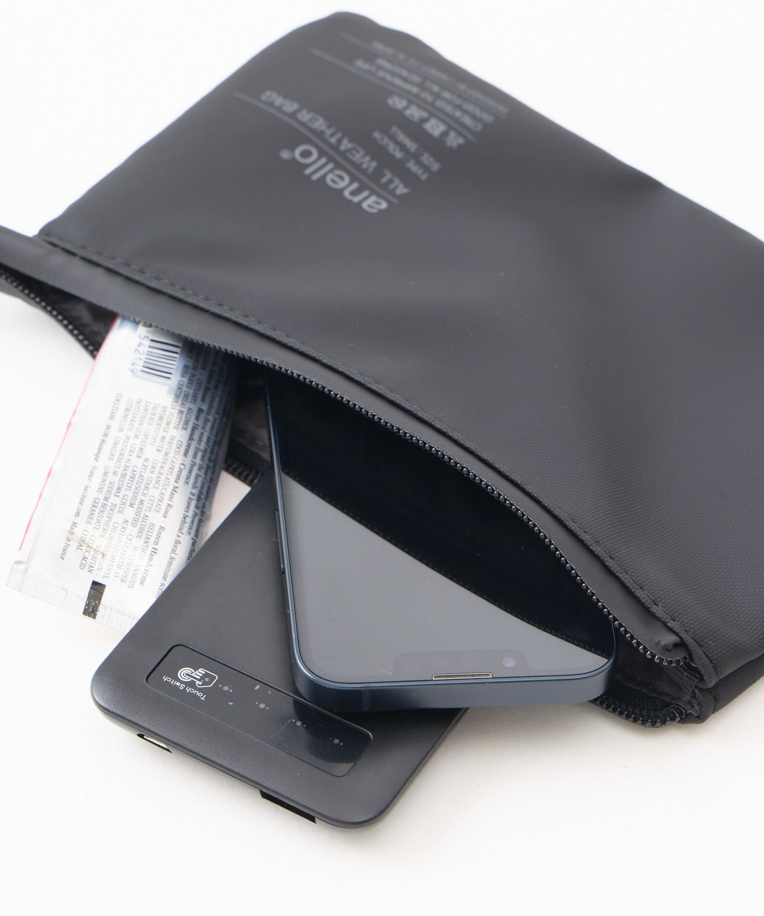 anello ポーチ 耐水 止水ファスナー mini NIMBUS ATS1433