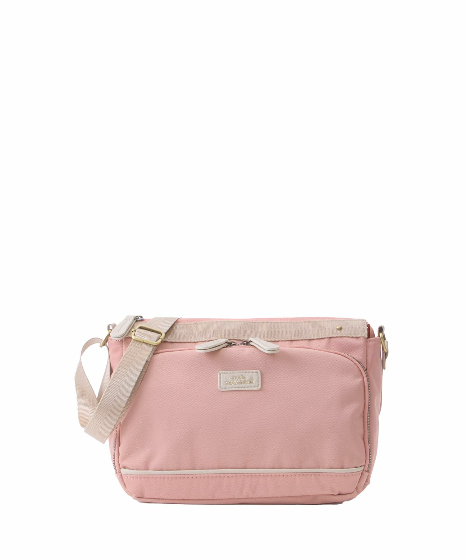 anello GRANDE ショルダーバッグ A5収納 多機能 撥水 GTM1041 ピンク