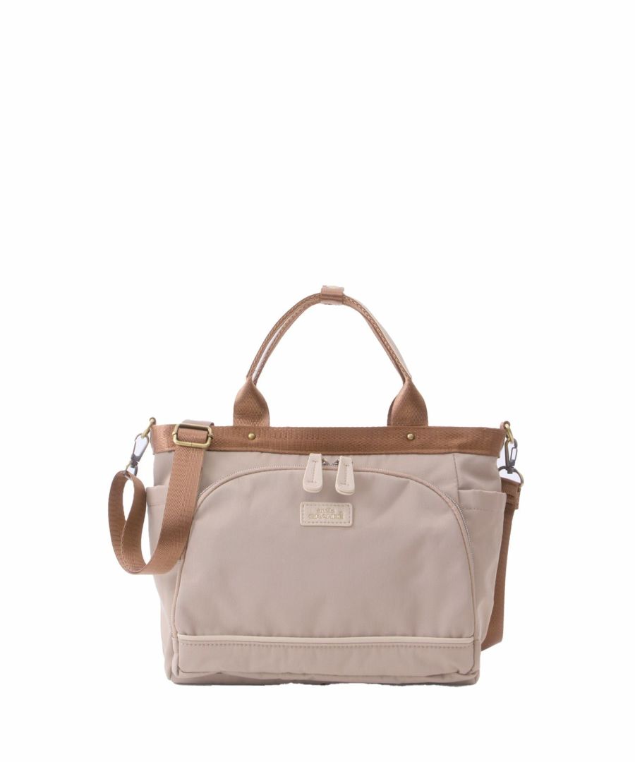 anello GRANDE ショルダーバッグ 撥水 2WAY GTM1042 ベージュ