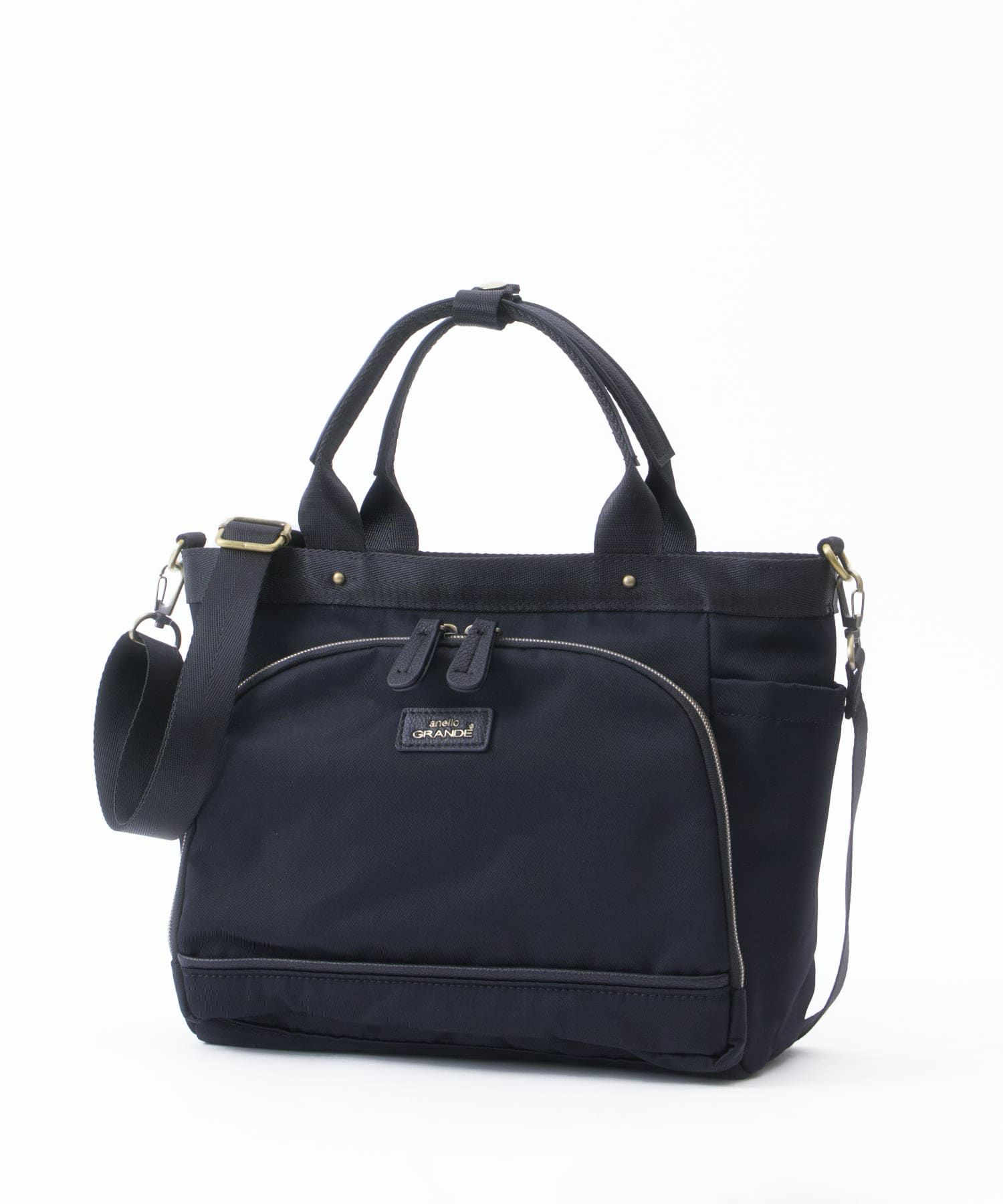 anello GRANDE ショルダーバッグ 撥水 2WAY GTM1042 ブラック