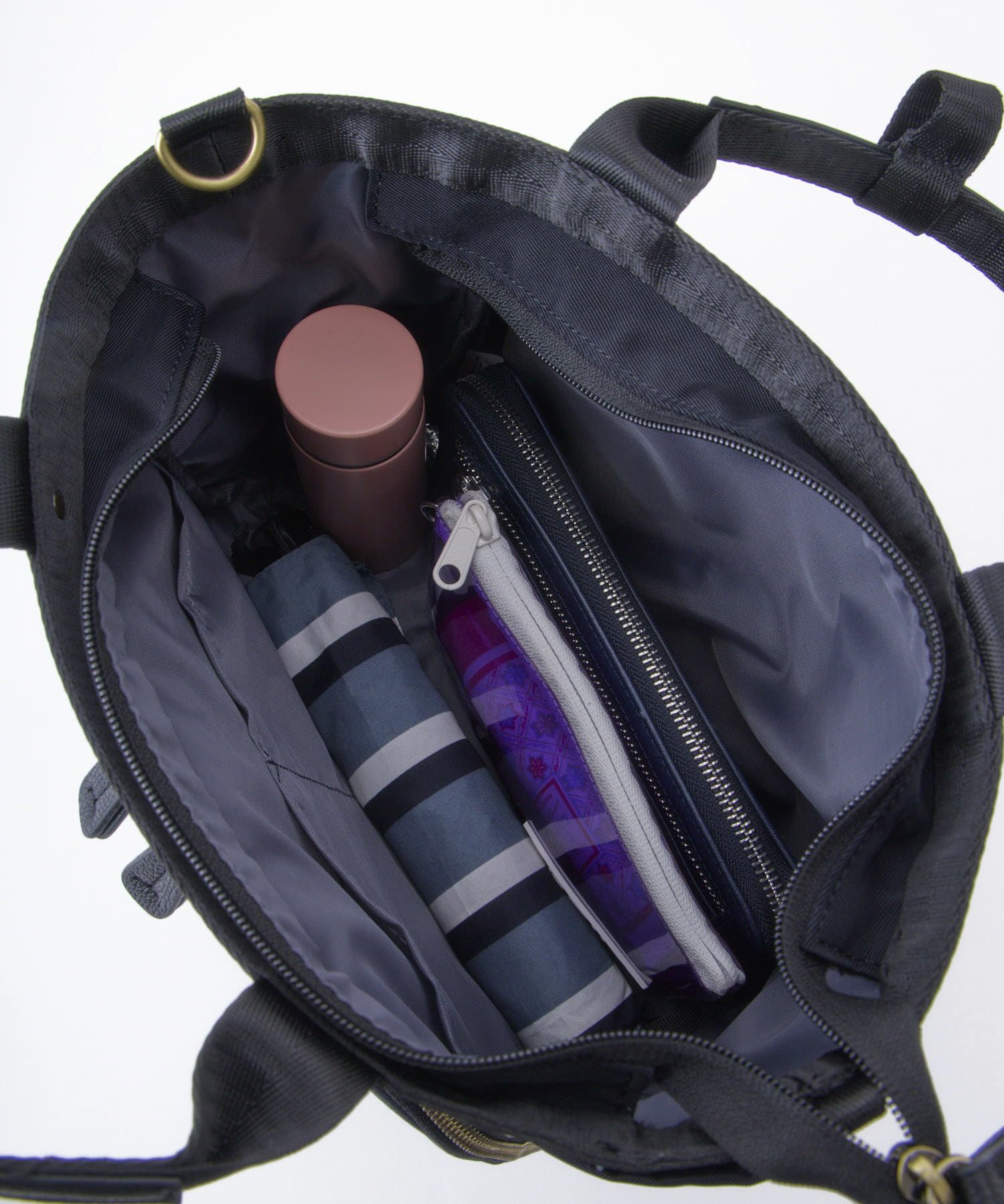 anello GRANDE ショルダーバッグ 撥水 2WAY GTM1042 ブラック