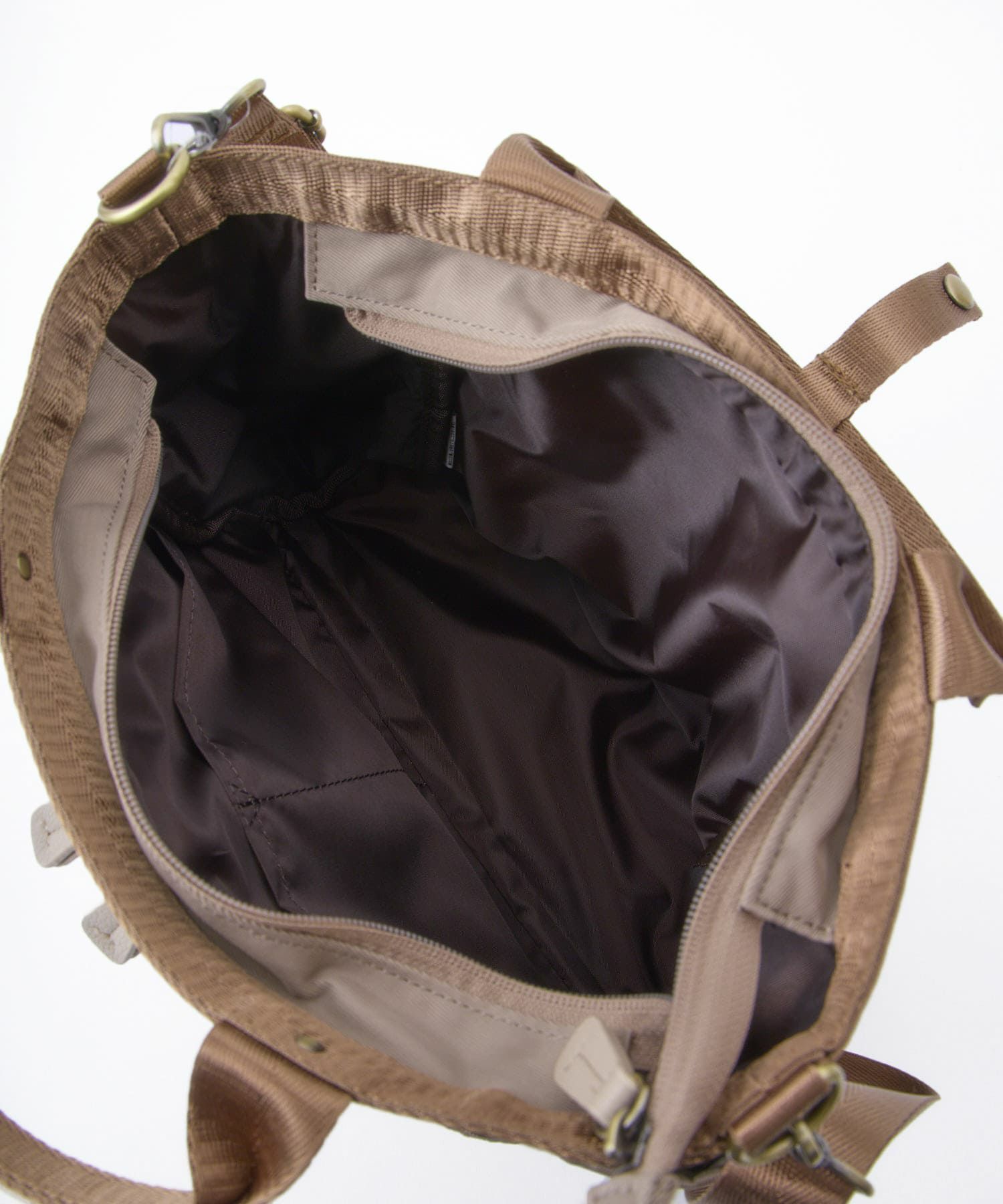 anello GRANDE ショルダーバッグ 撥水 2WAY GTM1042 ベージュ