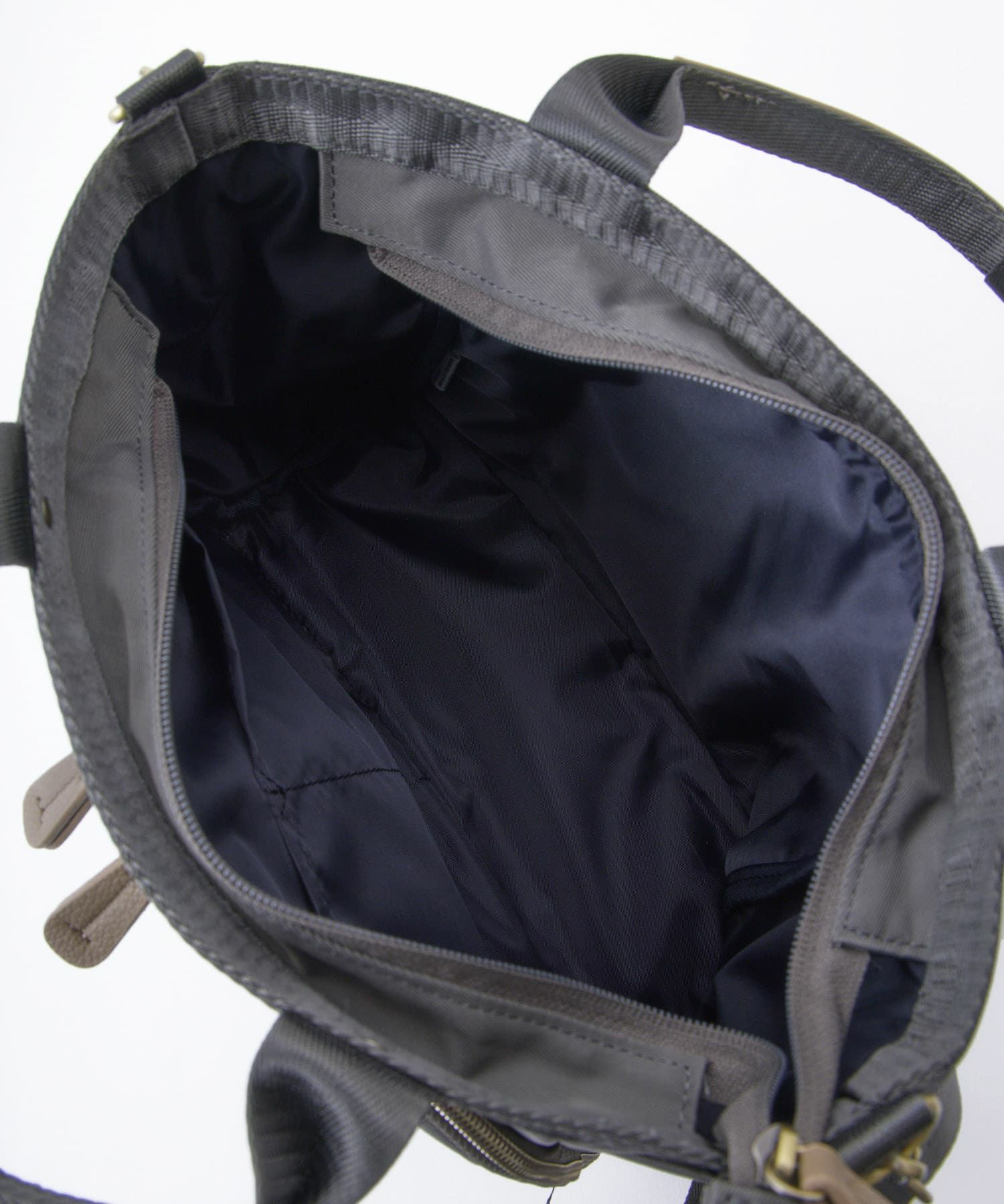 anello GRANDE ショルダーバッグ 撥水 2WAY GTM1042 グレー