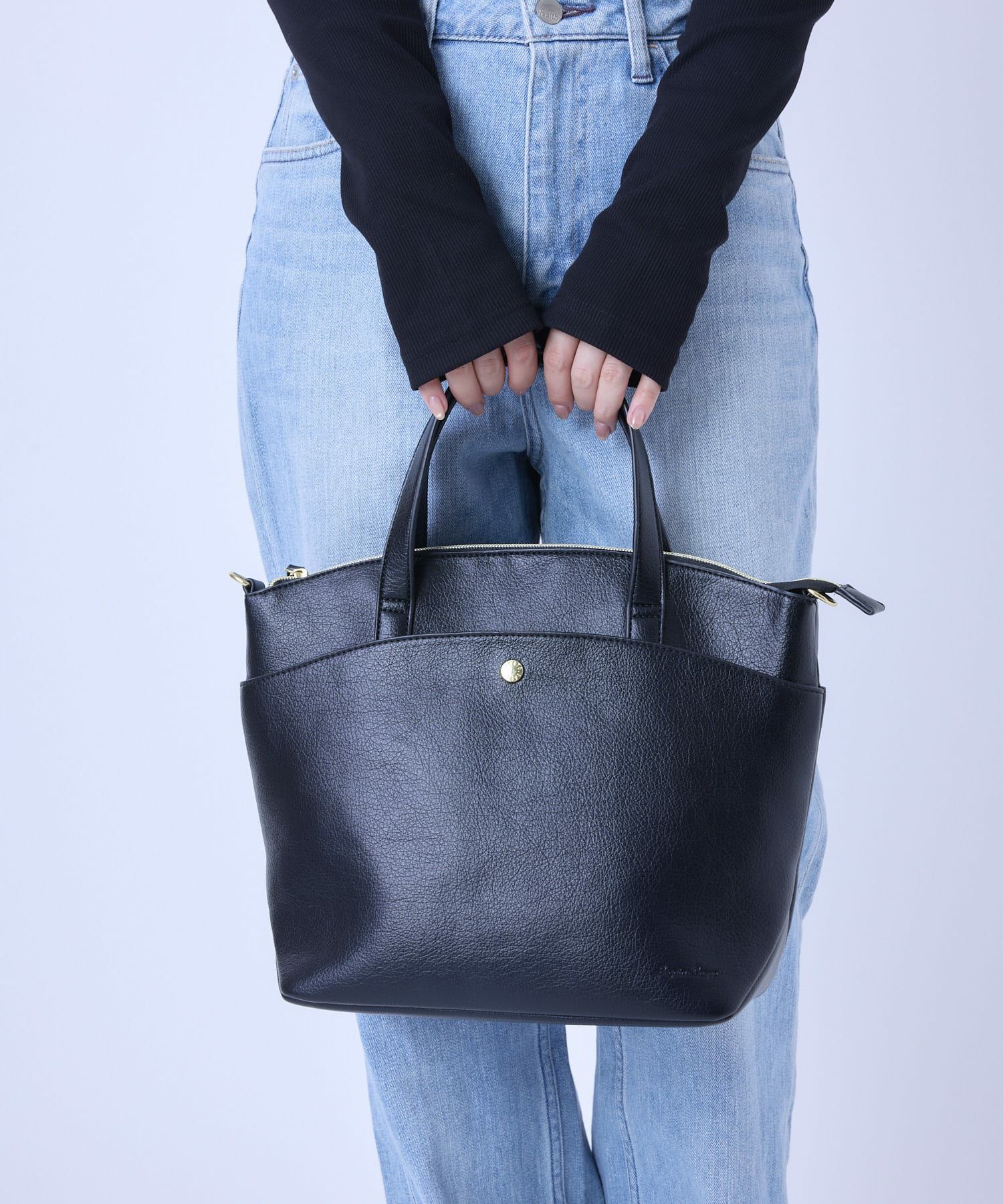 Legato Largo トートバッグ 軽量 2WAY A5 カーブ LG-V0442