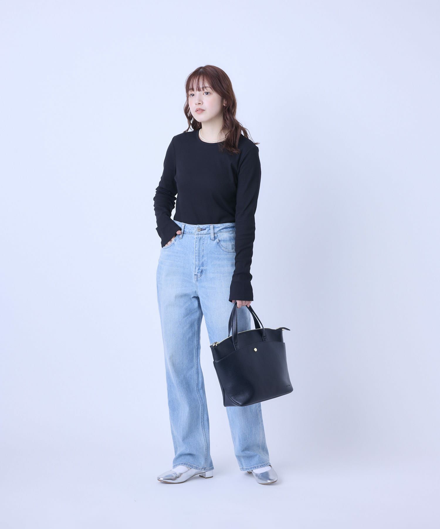 Legato Largo トートバッグ 軽量 2WAY A5 カーブ LG-V0442