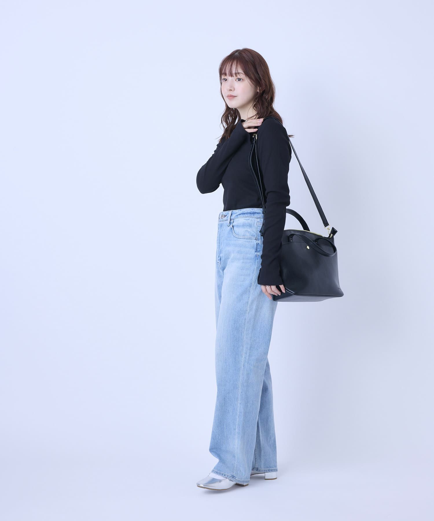 Legato Largo トートバッグ 軽量 2WAY A5 カーブ LG-V0442