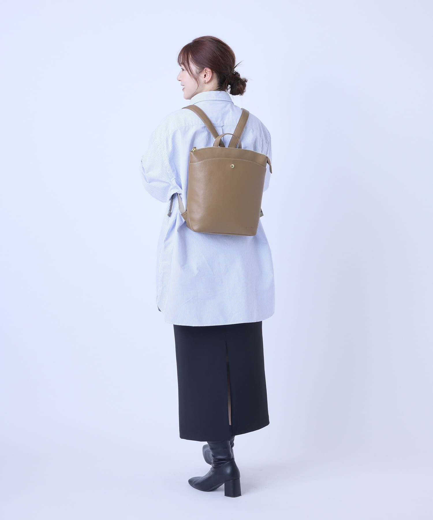 Legato Largo リュック バックパック 軽量 ボトルポケット A5 カーブ LG-V0443