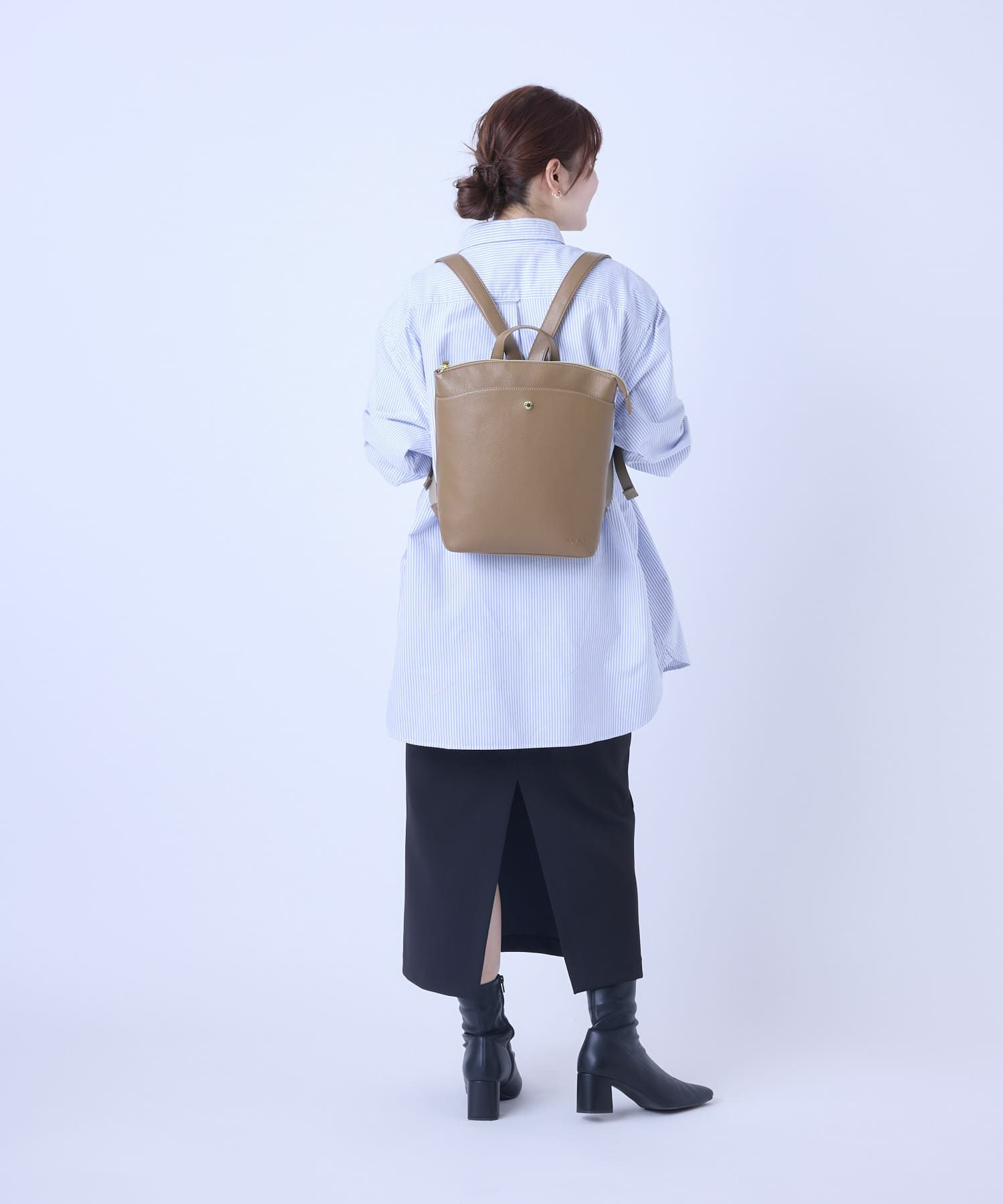 Legato Largo リュック バックパック 軽量 ボトルポケット A5 カーブ LG-V0443