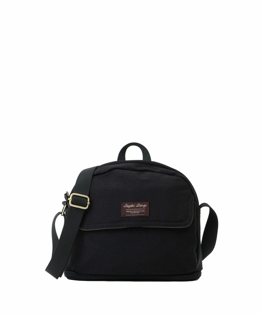 Legato Largo ショルダーバッグ 拡張 軽量 自立 撥水 ﾙｰﾌﾟ付 A5収納 600mlﾎﾞﾄﾙ収納 長財布収納 0 ひろがるかばん LH-W0111