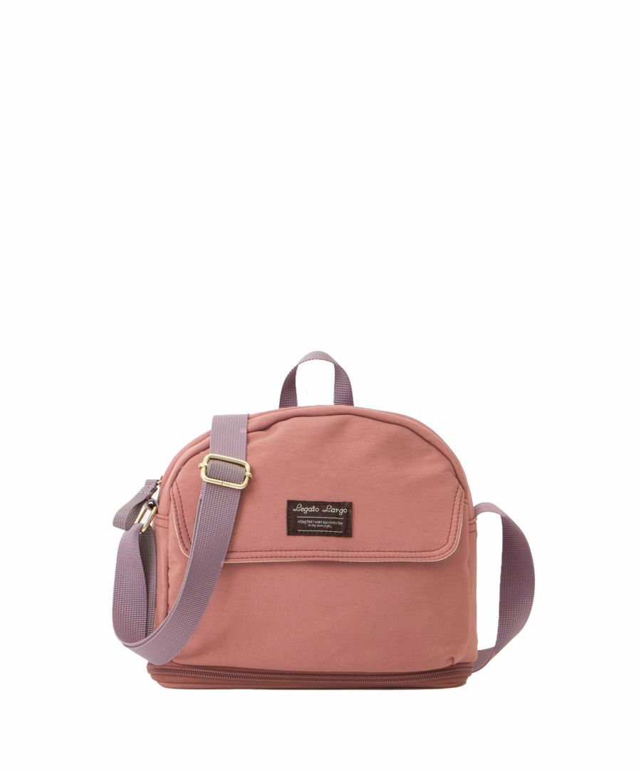 Legato Largo ショルダーバッグ 拡張 軽量 自立 撥水 ﾙｰﾌﾟ付 A5収納 600mlﾎﾞﾄﾙ収納 長財布収納 0 ひろがるかばん LH-W0111