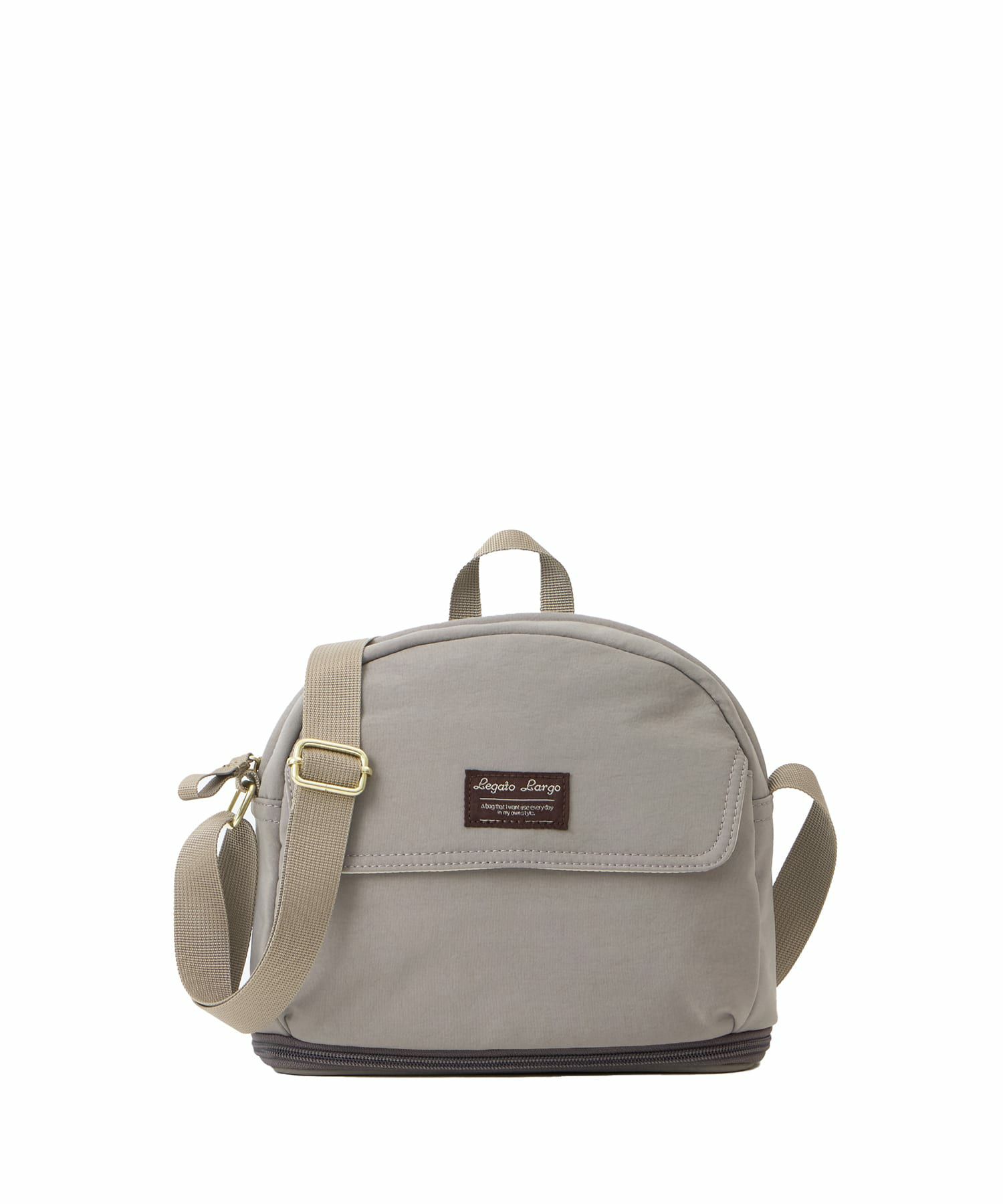 Legato Largo ショルダーバッグ 拡張 軽量 自立 撥水 ﾙｰﾌﾟ付 A5収納 600mlﾎﾞﾄﾙ収納 長財布収納 0 ひろがるかばん LH-W0111