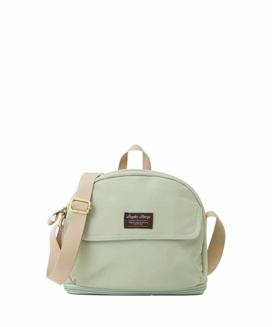 Legato Largo ショルダーバッグ 拡張 軽量 自立 撥水 ﾙｰﾌﾟ付 A5収納 600mlﾎﾞﾄﾙ収納 長財布収納 0 ひろがるかばん LH-W0111