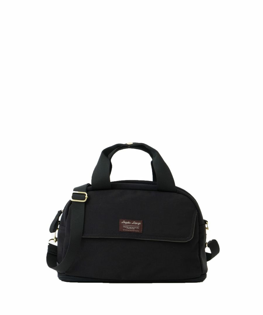 Legato Largo ショルダーバッグ 拡張 軽量 自立 撥水 2WAY ﾊﾝﾄﾞﾙ留め付 600mlﾎﾞﾄﾙと長財布が同時収納 0 ひろがるかばん LH-W0112