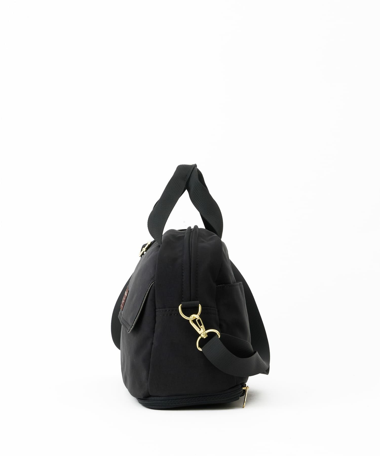 Legato Largo ショルダーバッグ 拡張 軽量 自立 撥水 2WAY ﾊﾝﾄﾞﾙ留め付 600mlﾎﾞﾄﾙと長財布が同時収納 0 ひろがるかばん LH-W0112