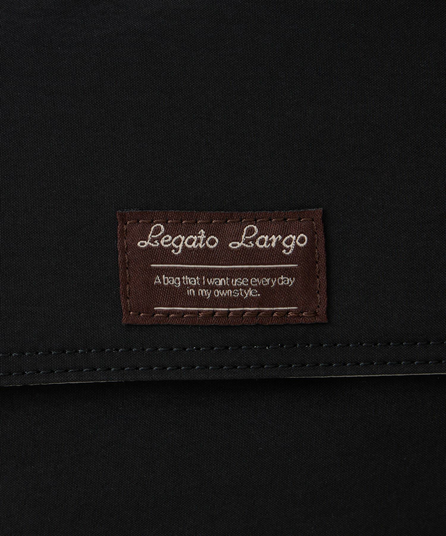 Legato Largo ショルダーバッグ 拡張 軽量 自立 撥水 2WAY ﾊﾝﾄﾞﾙ留め付 600mlﾎﾞﾄﾙと長財布が同時収納 0 ひろがるかばん LH-W0112