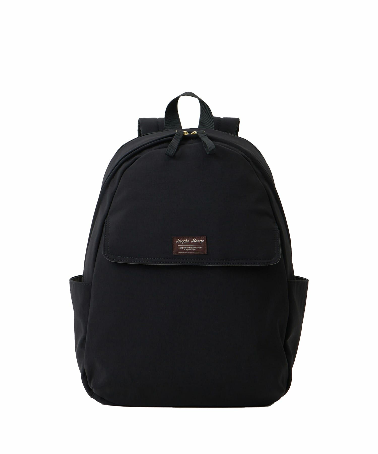 Legato Largo リュック バックパック 拡張 軽量 自立 撥水 ループ付 セキュリティポケット 背面メッシュ A4 ひろがるかばん LH-W0113