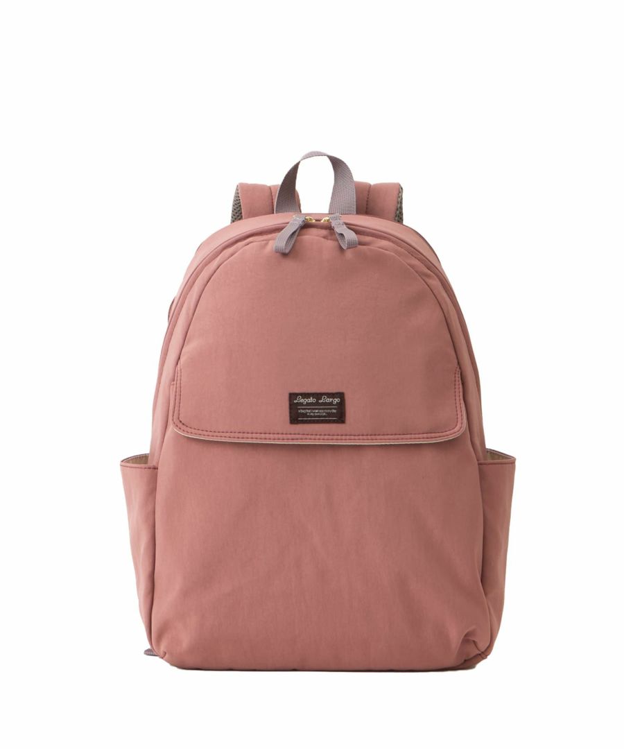 Legato Largo リュック バックパック 拡張 軽量 自立 撥水 ループ付 セキュリティポケット 背面メッシュ A4 ひろがるかばん LH-W0113