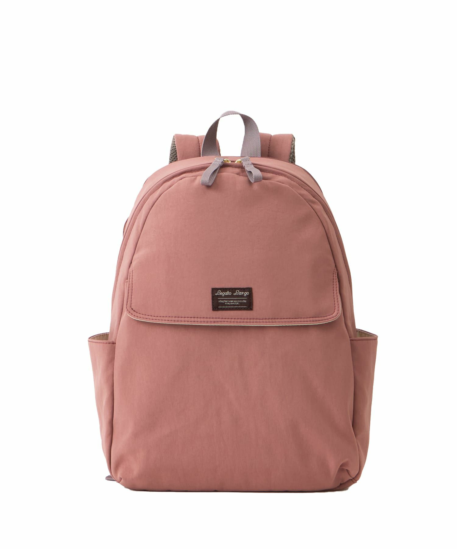 Legato Largo リュック バックパック 拡張 軽量 自立 撥水 ループ付 セキュリティポケット 背面メッシュ A4 ひろがるかばん LH-W0113