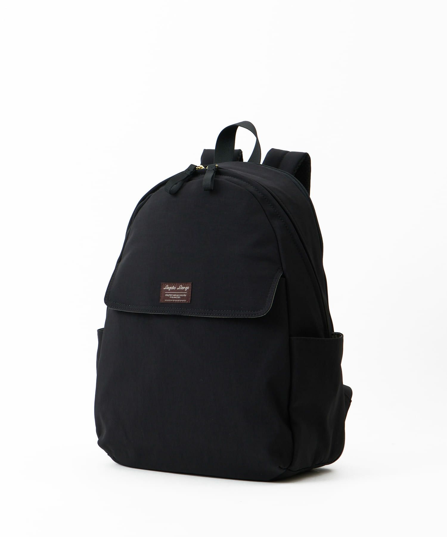 Legato Largo リュック バックパック 拡張 軽量 自立 撥水 ループ付 セキュリティポケット 背面メッシュ A4 ひろがるかばん LH-W0113