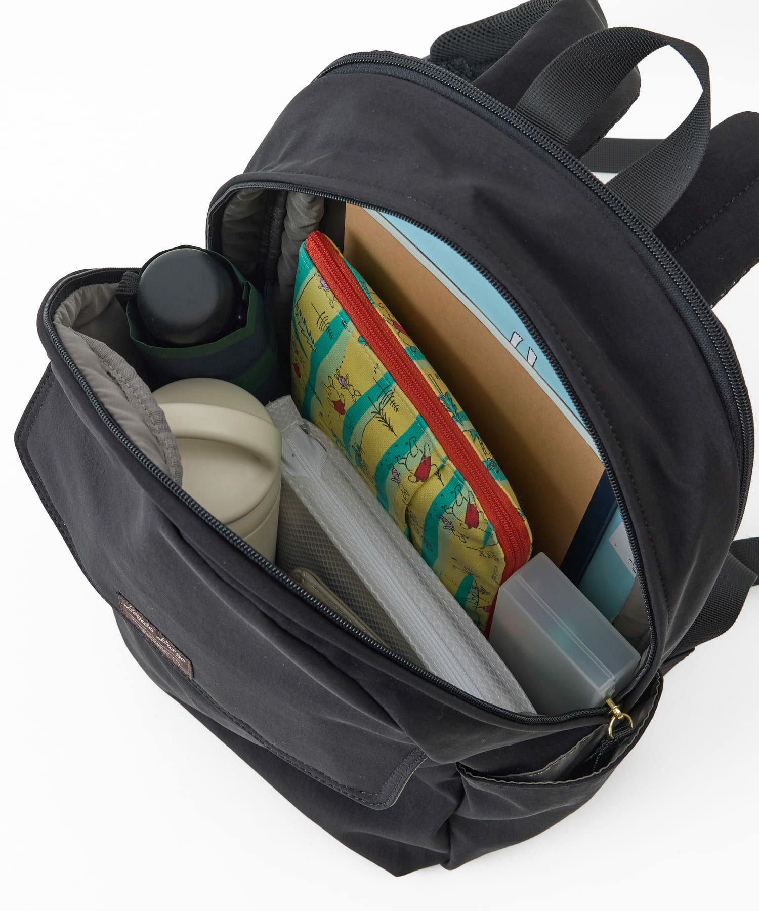 Legato Largo リュック バックパック 拡張 軽量 自立 撥水 ループ付 セキュリティポケット 背面メッシュ A4 ひろがるかばん LH-W0113