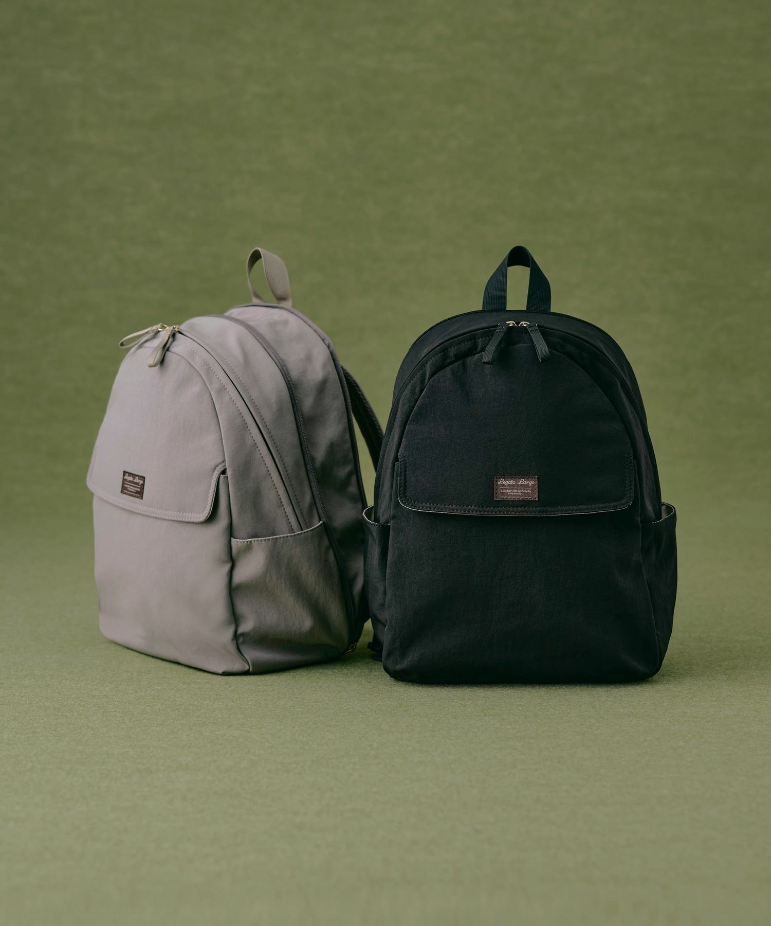 Legato Largo リュック バックパック 拡張 軽量 自立 撥水 ループ付 セキュリティポケット 背面メッシュ A4 ひろがるかばん LH-W0113