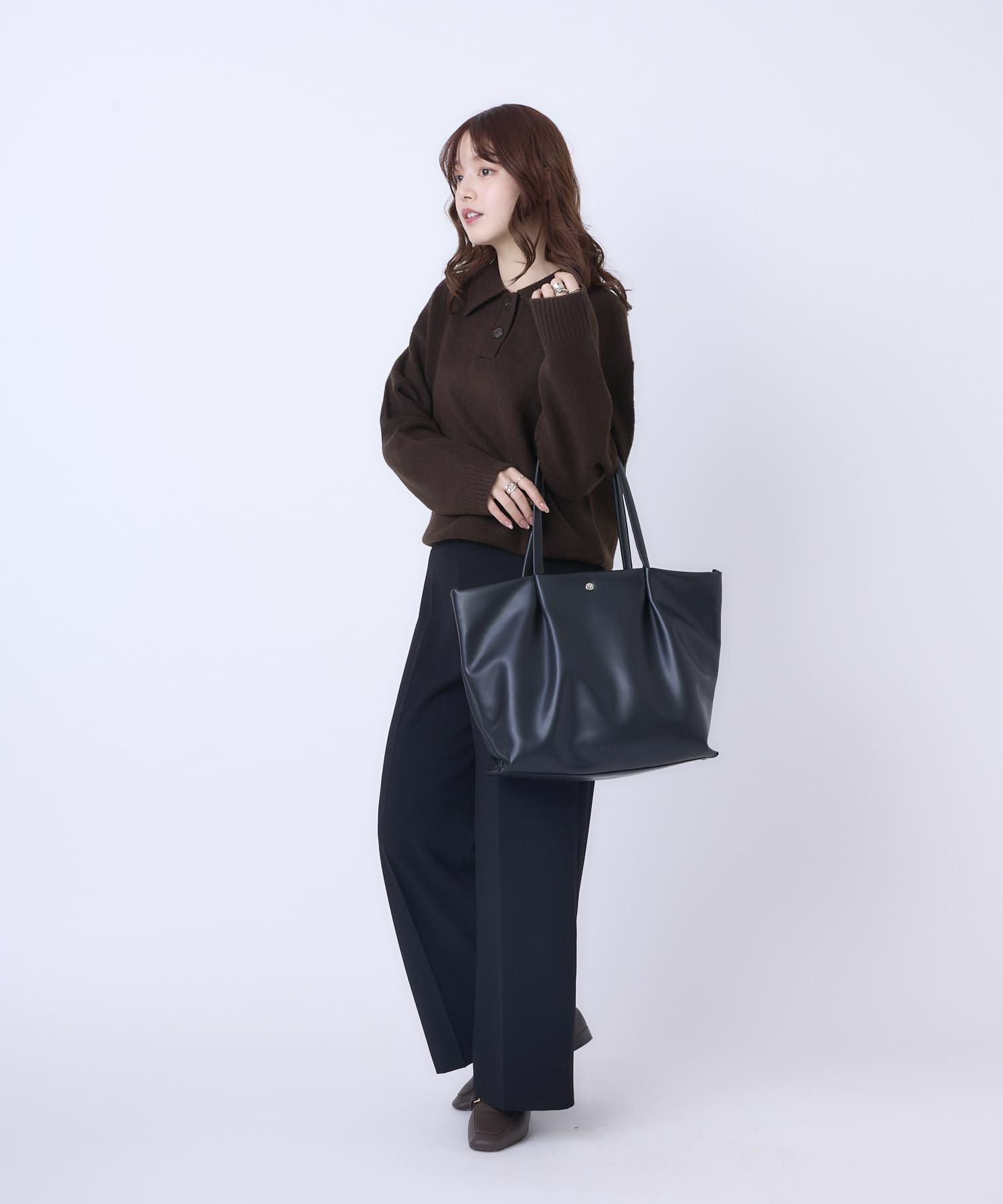 Legato Largo トートバッグ A4 13インチ PC収納 肩楽 A4 肩楽 LH-W0161