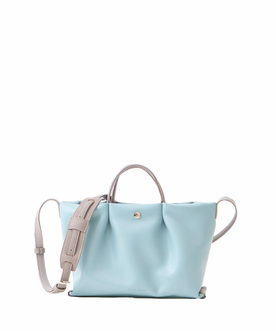 Legato Largo ショルダーバッグ 三層 ハンドル付き ショルダーパッド 肩楽 mini 肩楽 LH-W0163