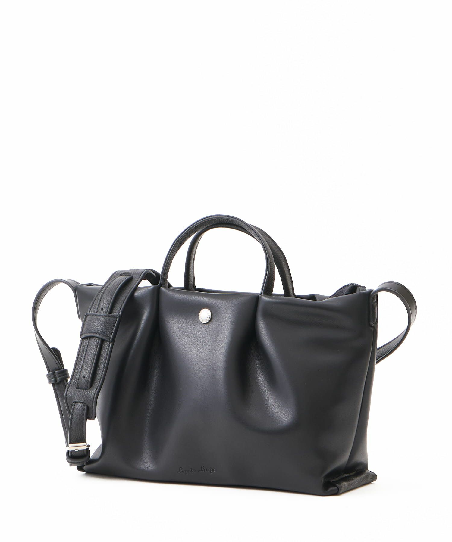 Legato Largo ショルダーバッグ 三層 ハンドル付き ショルダーパッド 肩楽 mini 肩楽 LH-W0163