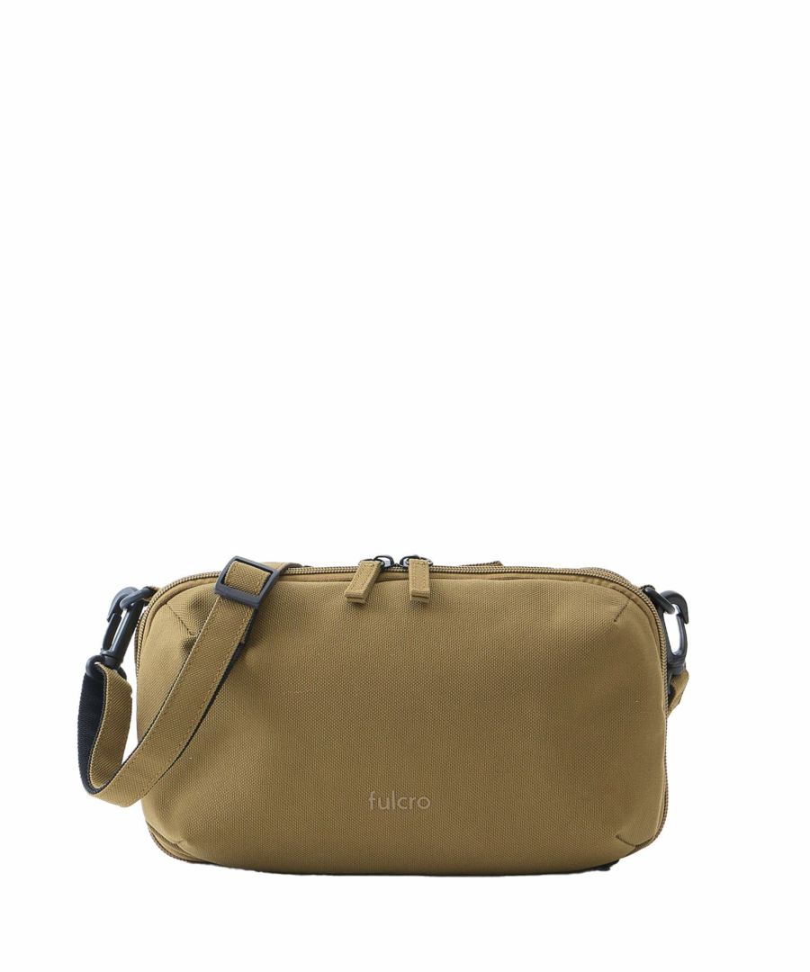 fulcro ショルダーバッグ 自立設計 撥水 広い開口部 多収納  ボトルホルダー mini  fca-1021