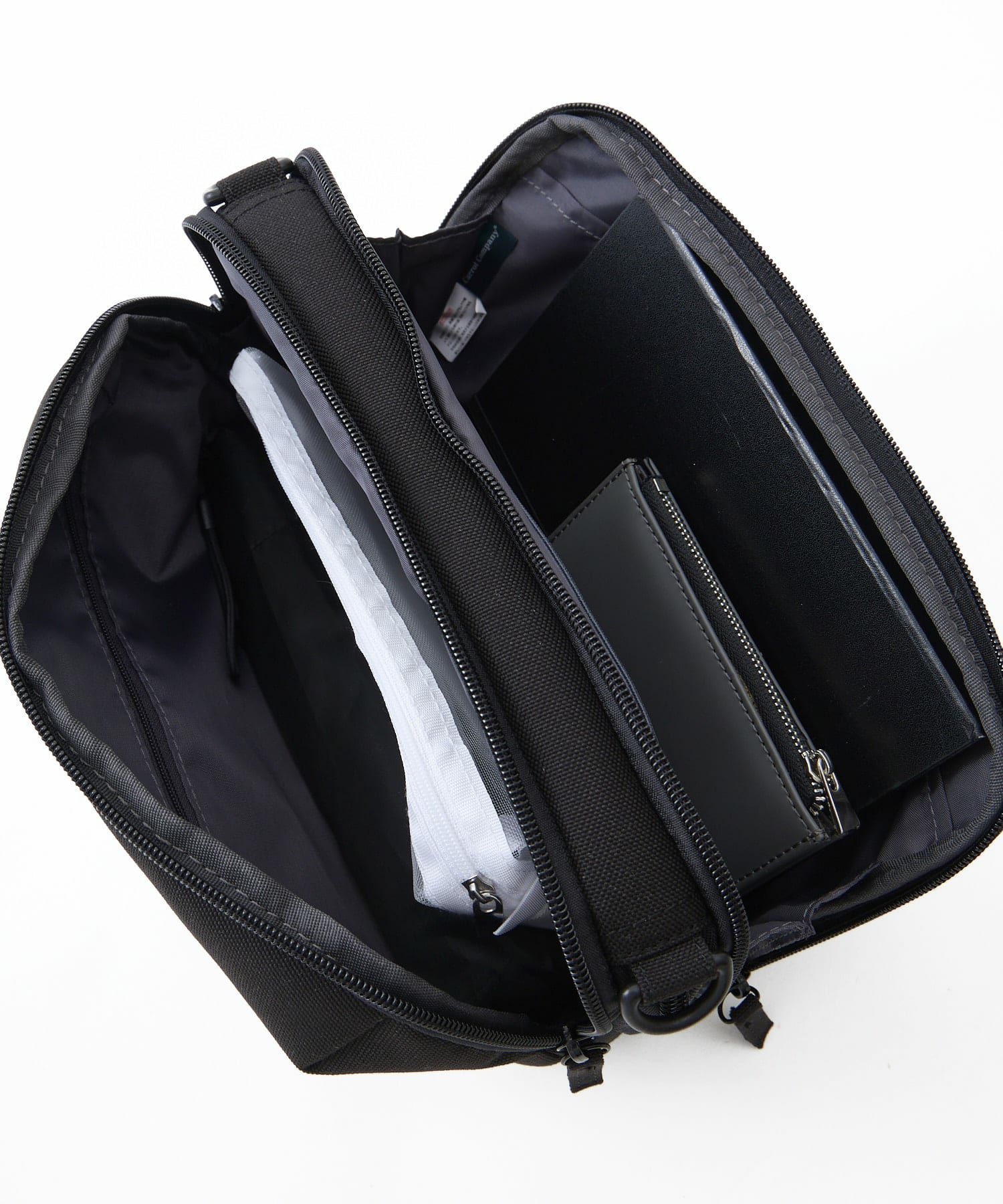 fulcro ショルダーバッグ 自立設計 撥水 広い開口部 多収納  ボトルホルダー mini  fca-1021