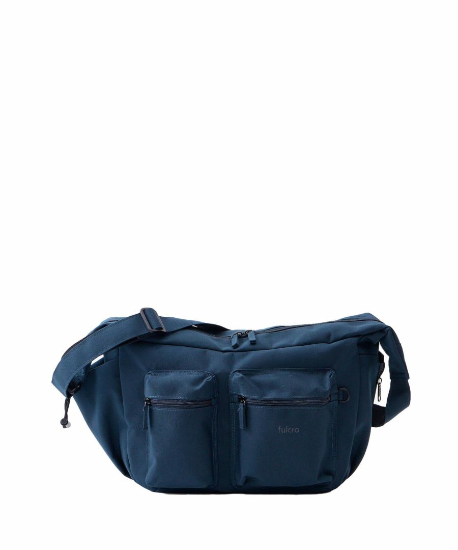 fulcro ショルダーバッグ 自立設計 撥水 広い開口部 ドローストリングポケット B5  fca-1023