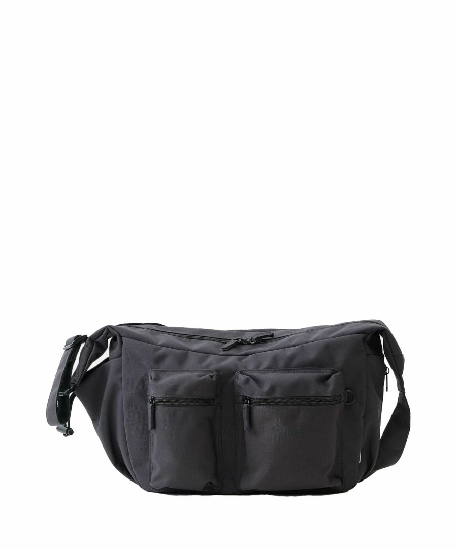 fulcro ショルダーバッグ 自立設計 撥水 広い開口部 ドローストリングポケット B5  fca-1023