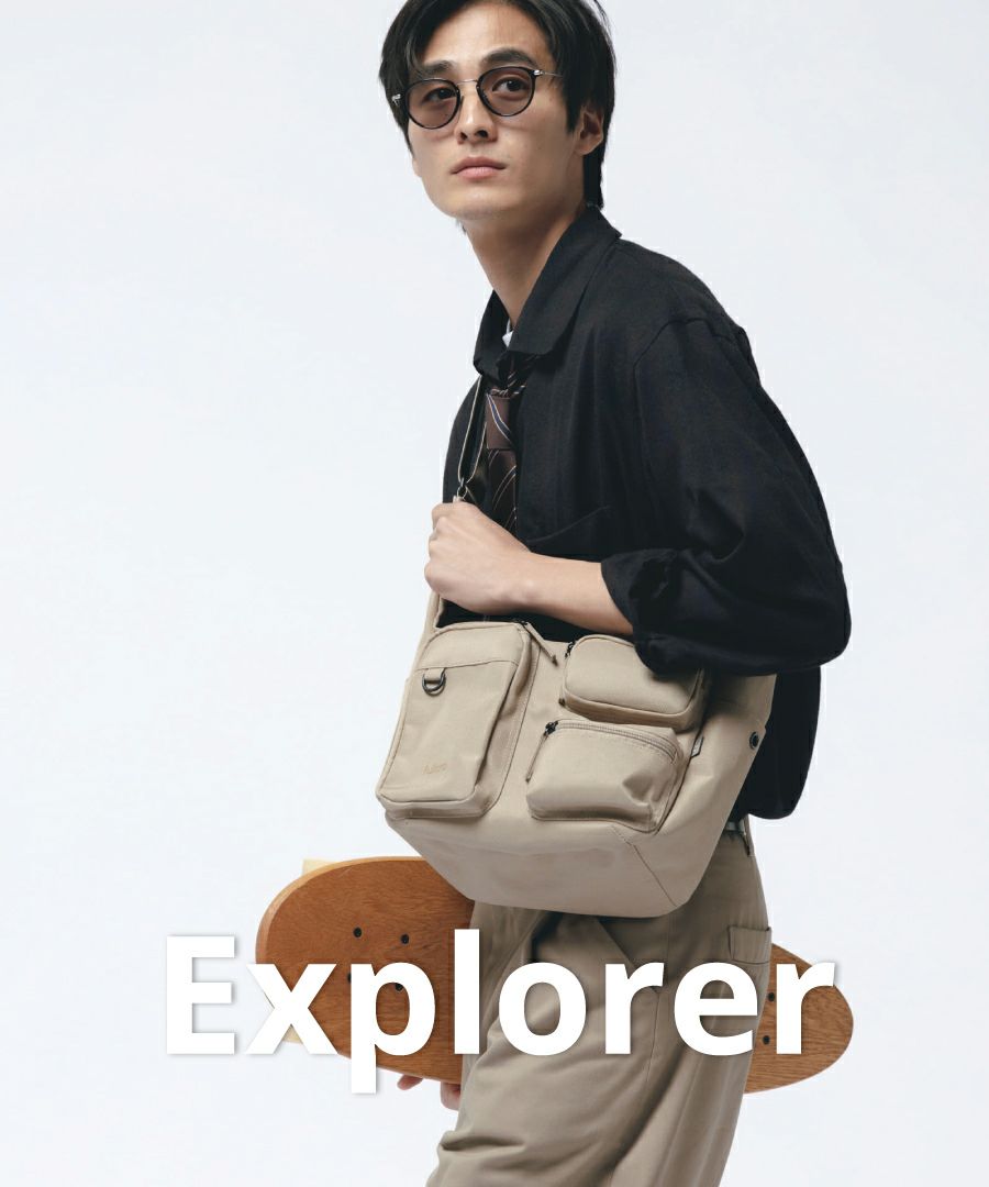 fulcro フルクロ ショルダーバッグ 耐水 Ａ5収納 Explorer 