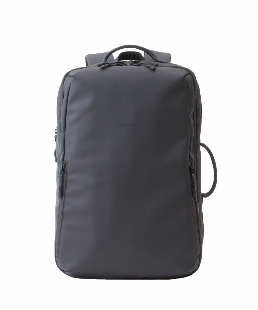 fulcro フルクロ バックパック リュック  PC収納 15インチ 耐水 キャリーオン Explorer fia-3014 ダークグレー