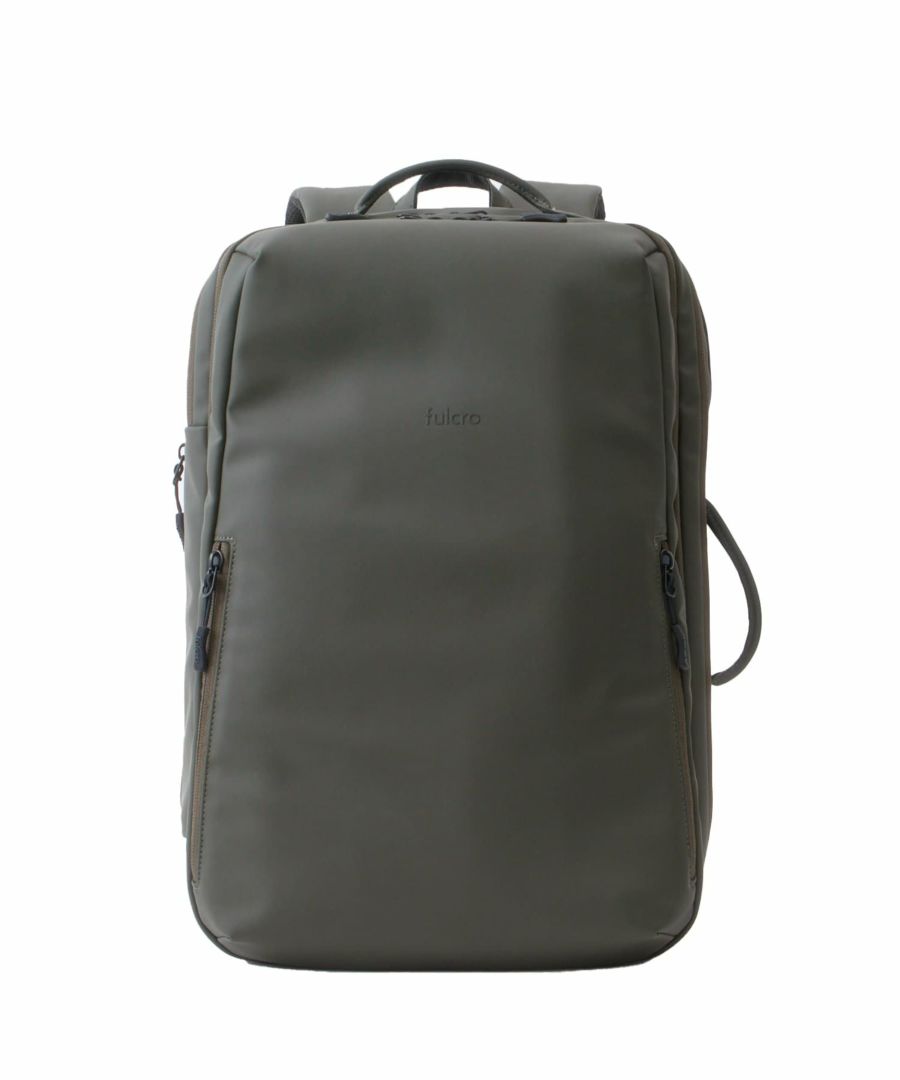 fulcro フルクロ バックパック リュック  PC収納 15インチ 耐水 キャリーオン Explorer fia-3014 オリーブ