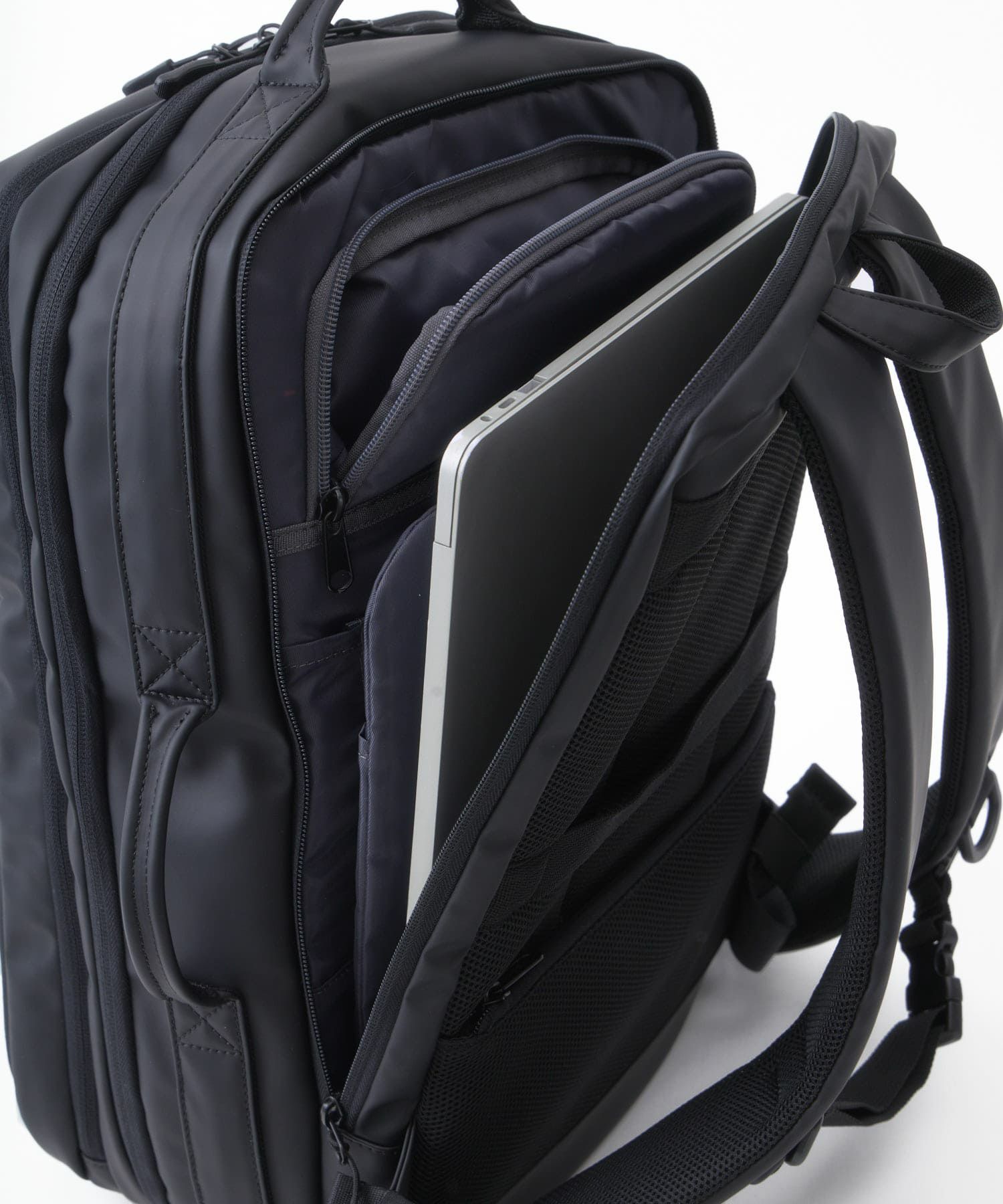 fulcro フルクロ バックパック リュック  PC収納 15インチ 耐水 キャリーオン Explorer fia-3014 ブラック